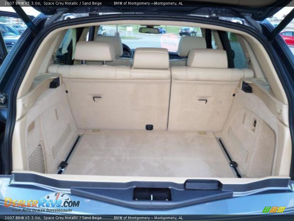 2007 BMW X5 3.0si Space Grey Metallic / Sand Beige Photo #9