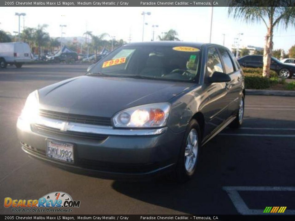 2005 Chevrolet Malibu Maxx LS Wagon Medium Gray Metallic / Gray Photo #4