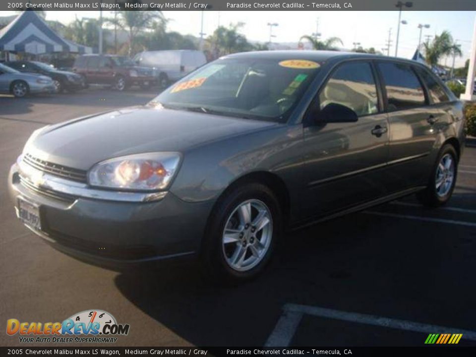 2005 Chevrolet Malibu Maxx LS Wagon Medium Gray Metallic / Gray Photo #5