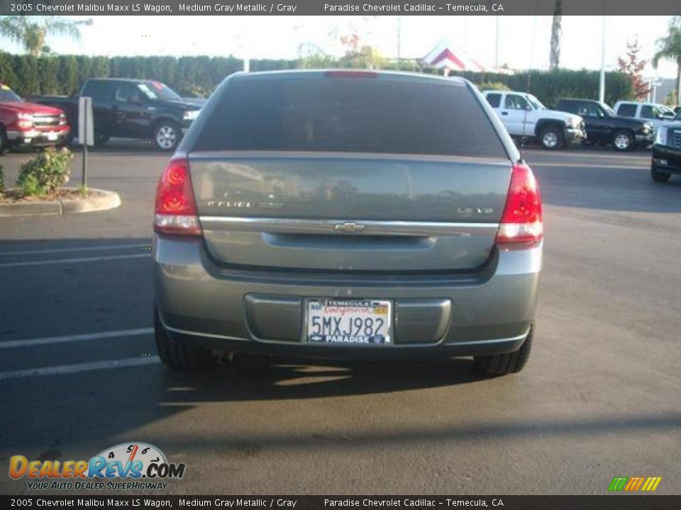 2005 Chevrolet Malibu Maxx LS Wagon Medium Gray Metallic / Gray Photo #9