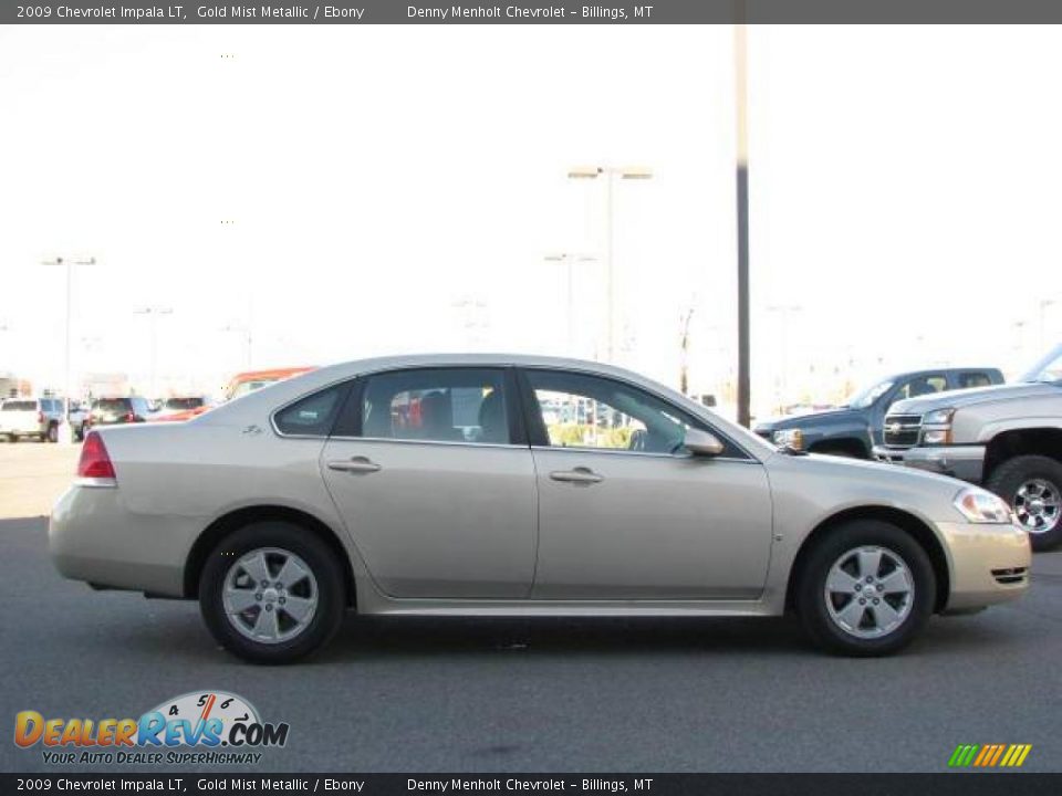 2009 Chevrolet Impala LT Gold Mist Metallic / Ebony Photo #4