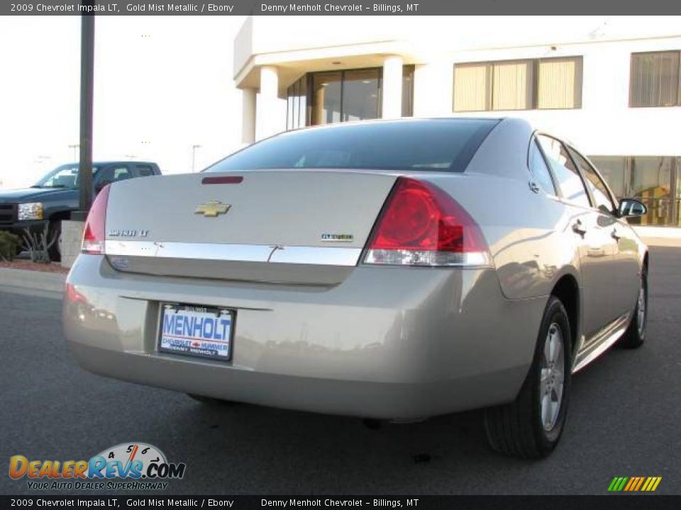 2009 Chevrolet Impala LT Gold Mist Metallic / Ebony Photo #5