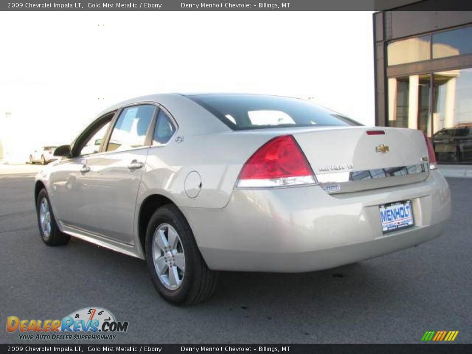 2009 Chevrolet Impala LT Gold Mist Metallic / Ebony Photo #6