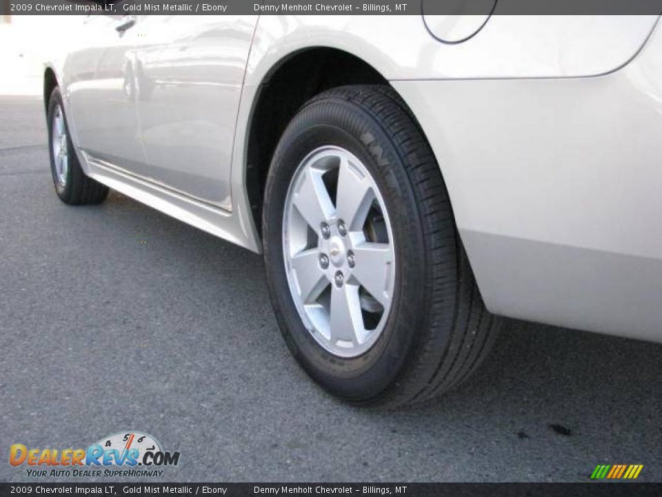 2009 Chevrolet Impala LT Gold Mist Metallic / Ebony Photo #7