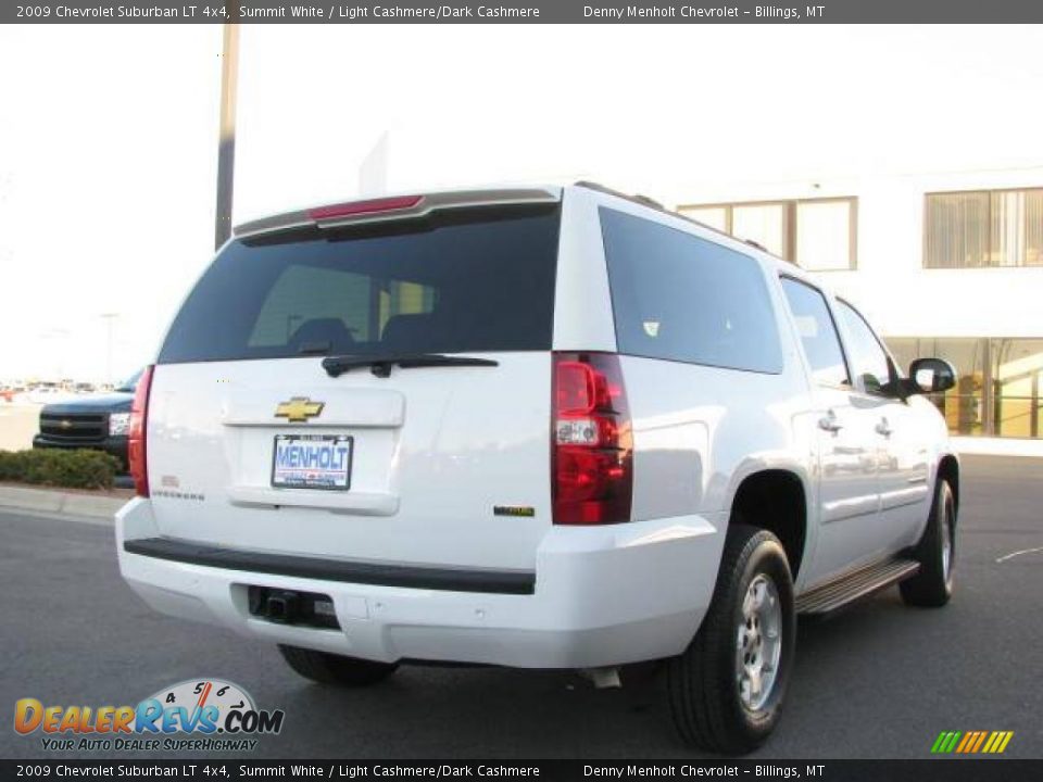 2009 Chevrolet Suburban LT 4x4 Summit White / Light Cashmere/Dark Cashmere Photo #5