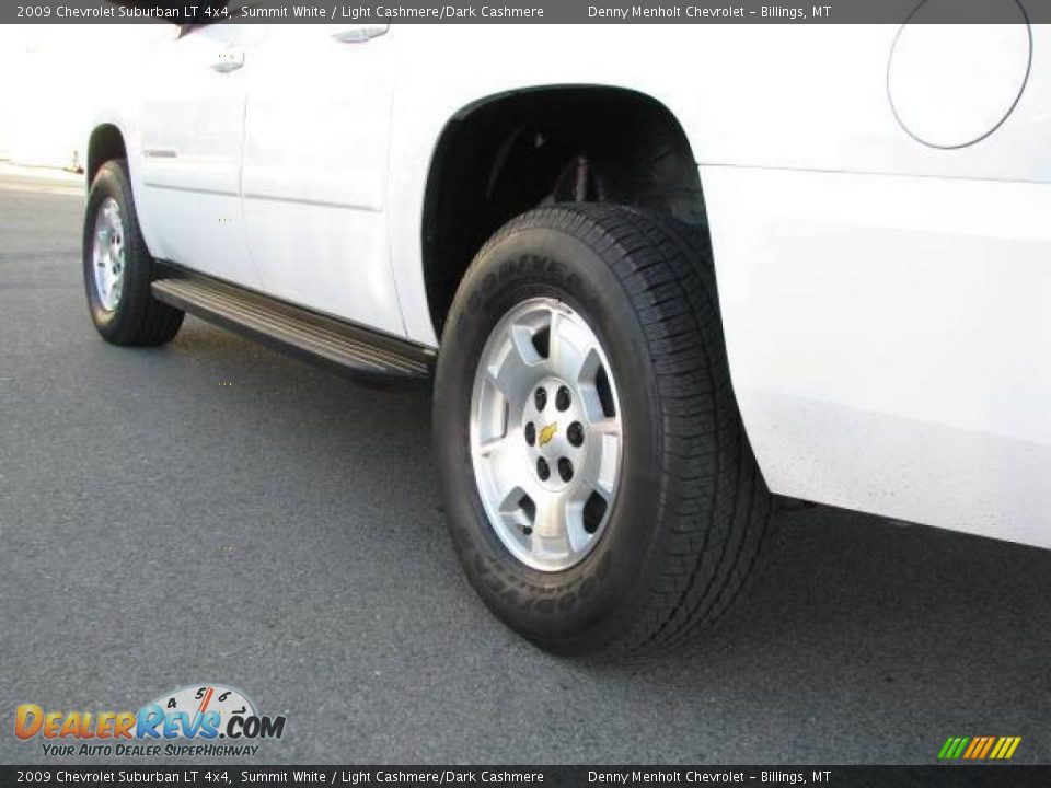2009 Chevrolet Suburban LT 4x4 Summit White / Light Cashmere/Dark Cashmere Photo #7