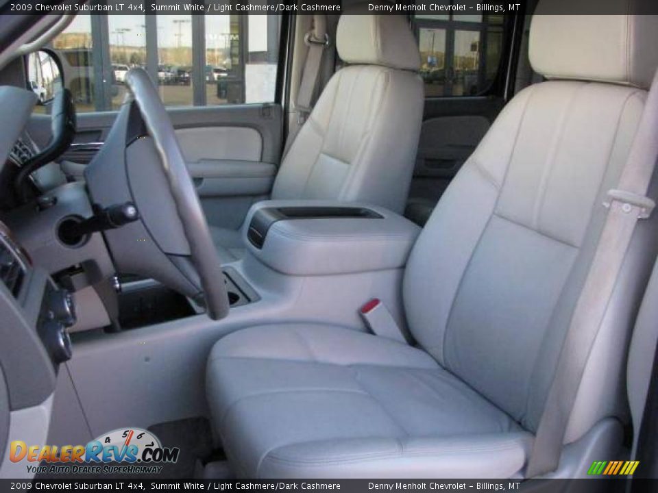 2009 Chevrolet Suburban LT 4x4 Summit White / Light Cashmere/Dark Cashmere Photo #10