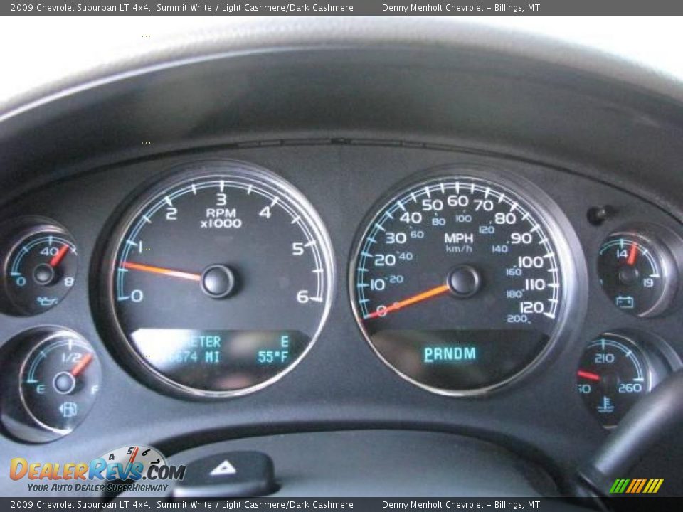 2009 Chevrolet Suburban LT 4x4 Summit White / Light Cashmere/Dark Cashmere Photo #13