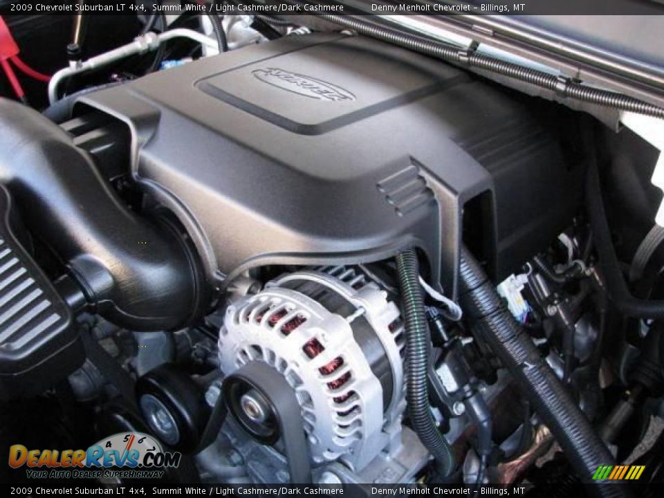 2009 Chevrolet Suburban LT 4x4 Summit White / Light Cashmere/Dark Cashmere Photo #14