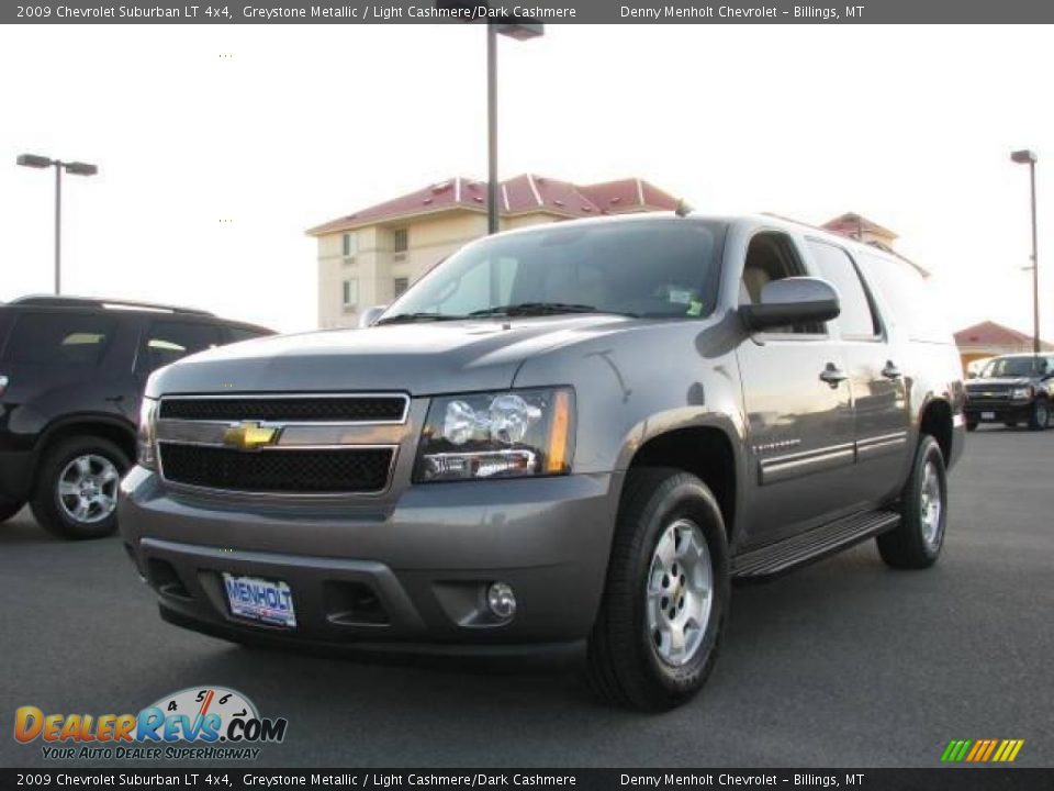 2009 Chevrolet Suburban LT 4x4 Greystone Metallic / Light Cashmere/Dark Cashmere Photo #2