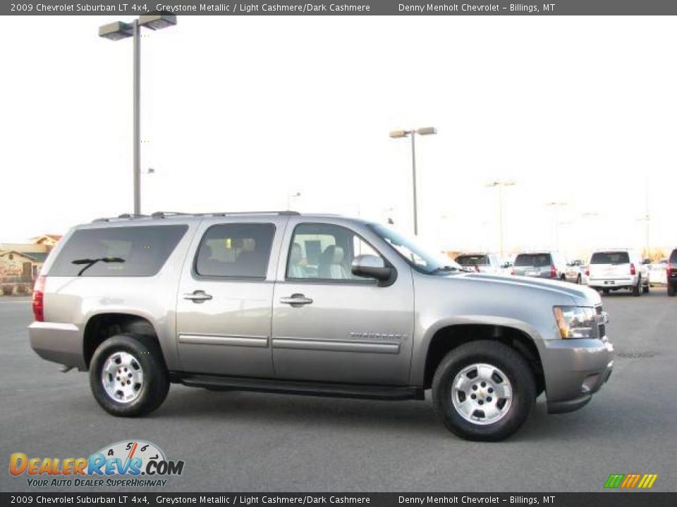2009 Chevrolet Suburban LT 4x4 Greystone Metallic / Light Cashmere/Dark Cashmere Photo #4