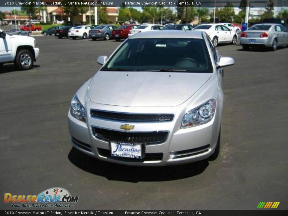 2010 Chevrolet Malibu LT Sedan Silver Ice Metallic / Titanium Photo #2