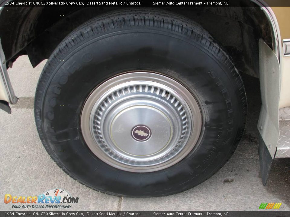 1984 Chevrolet C/K C20 Silverado Crew Cab Desert Sand Metallic / Charcoal Photo #6