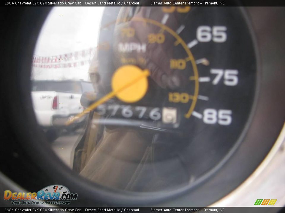 1984 Chevrolet C/K C20 Silverado Crew Cab Desert Sand Metallic / Charcoal Photo #13