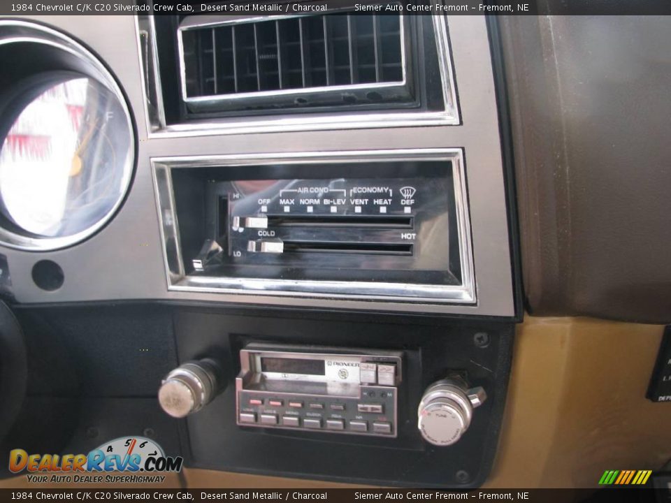 1984 Chevrolet C/K C20 Silverado Crew Cab Desert Sand Metallic / Charcoal Photo #14