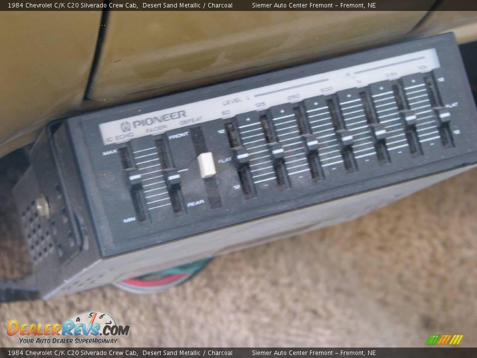 1984 Chevrolet C/K C20 Silverado Crew Cab Desert Sand Metallic / Charcoal Photo #15