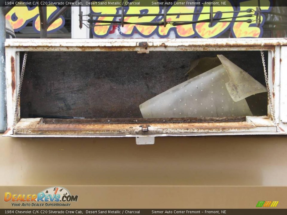 1984 Chevrolet C/K C20 Silverado Crew Cab Desert Sand Metallic / Charcoal Photo #21