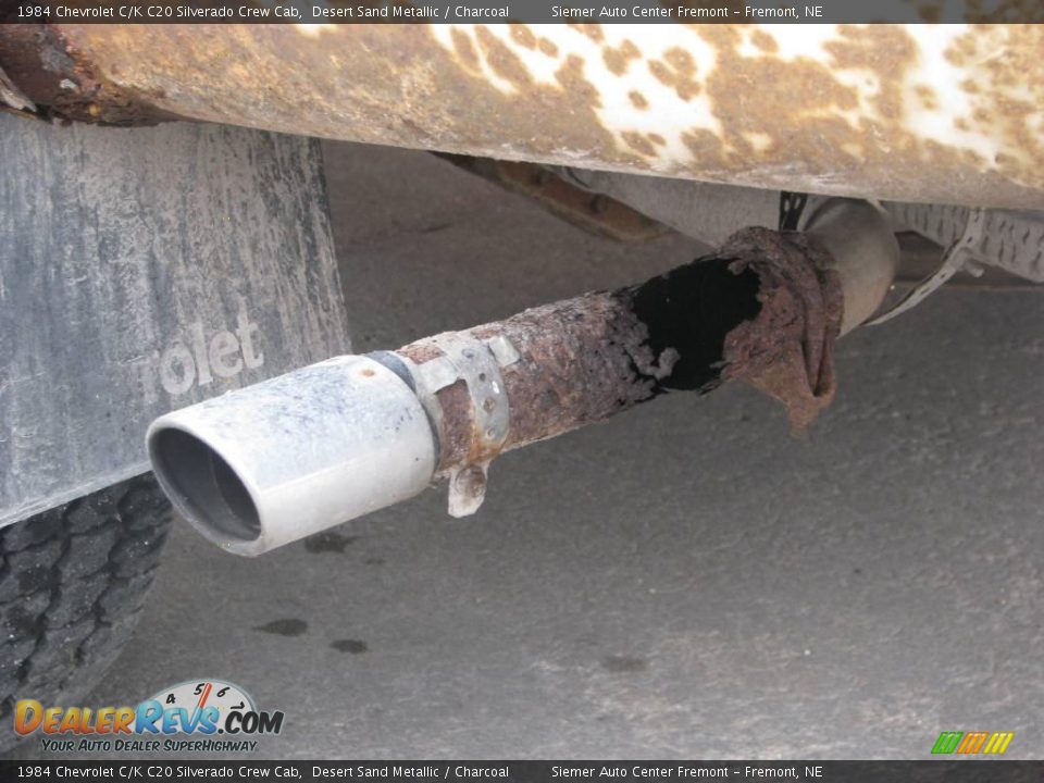 1984 Chevrolet C/K C20 Silverado Crew Cab Desert Sand Metallic / Charcoal Photo #22