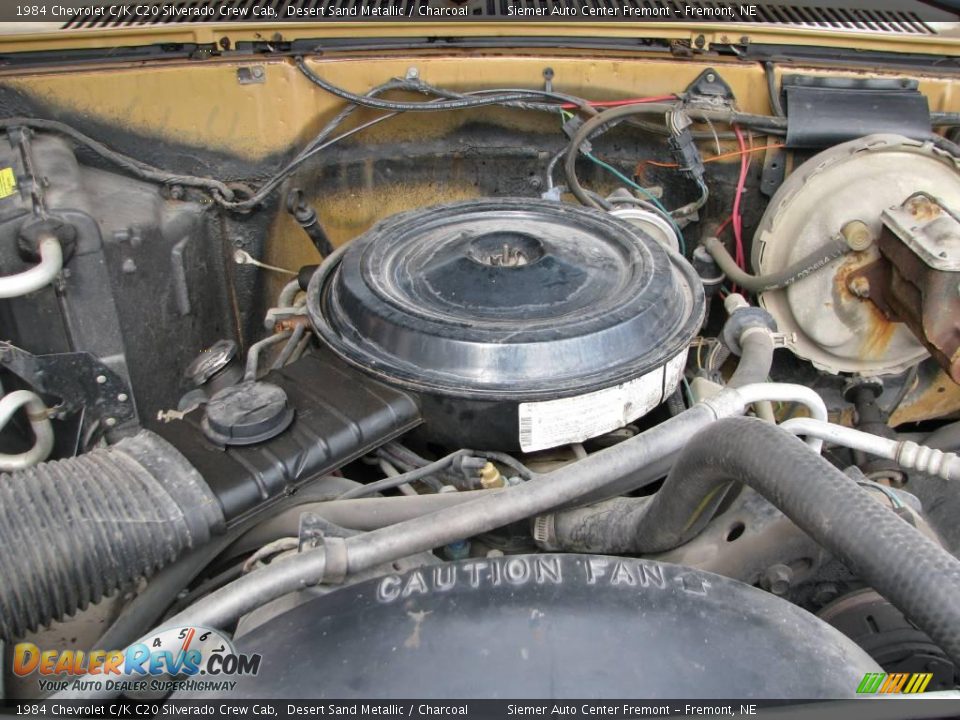 1984 Chevrolet C/K C20 Silverado Crew Cab Desert Sand Metallic / Charcoal Photo #25