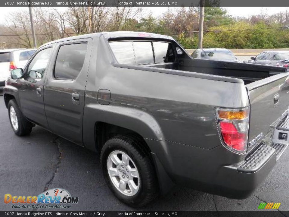 2007 Honda Ridgeline RTS Nimbus Grey Metallic / Gray Photo #2