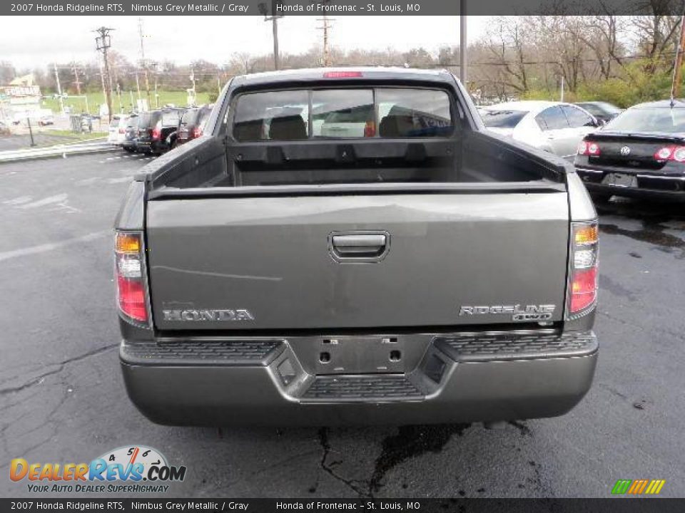 2007 Honda Ridgeline RTS Nimbus Grey Metallic / Gray Photo #3