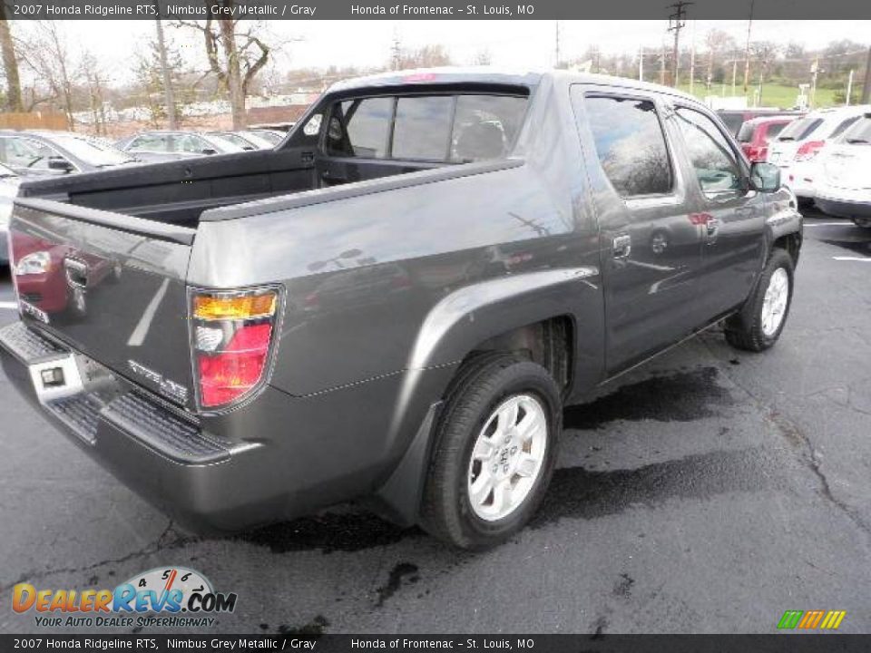 2007 Honda Ridgeline RTS Nimbus Grey Metallic / Gray Photo #6