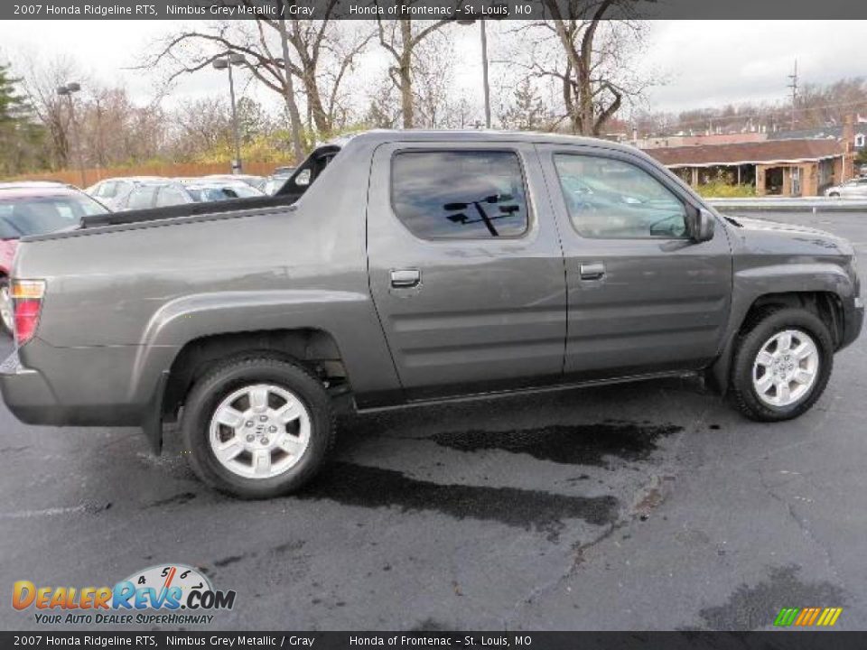 2007 Honda Ridgeline RTS Nimbus Grey Metallic / Gray Photo #7