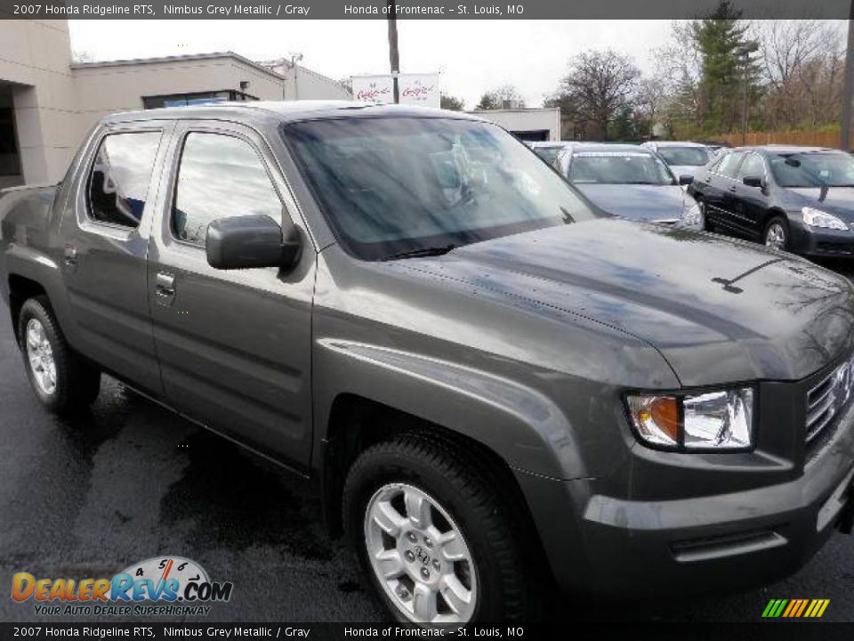 2007 Honda Ridgeline RTS Nimbus Grey Metallic / Gray Photo #9