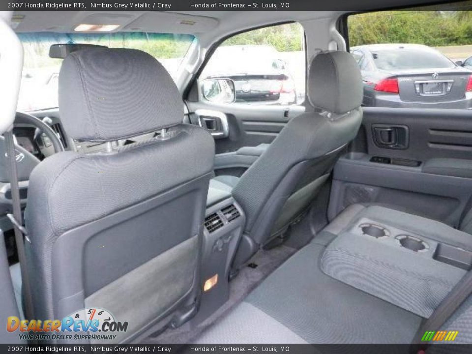 2007 Honda Ridgeline RTS Nimbus Grey Metallic / Gray Photo #12