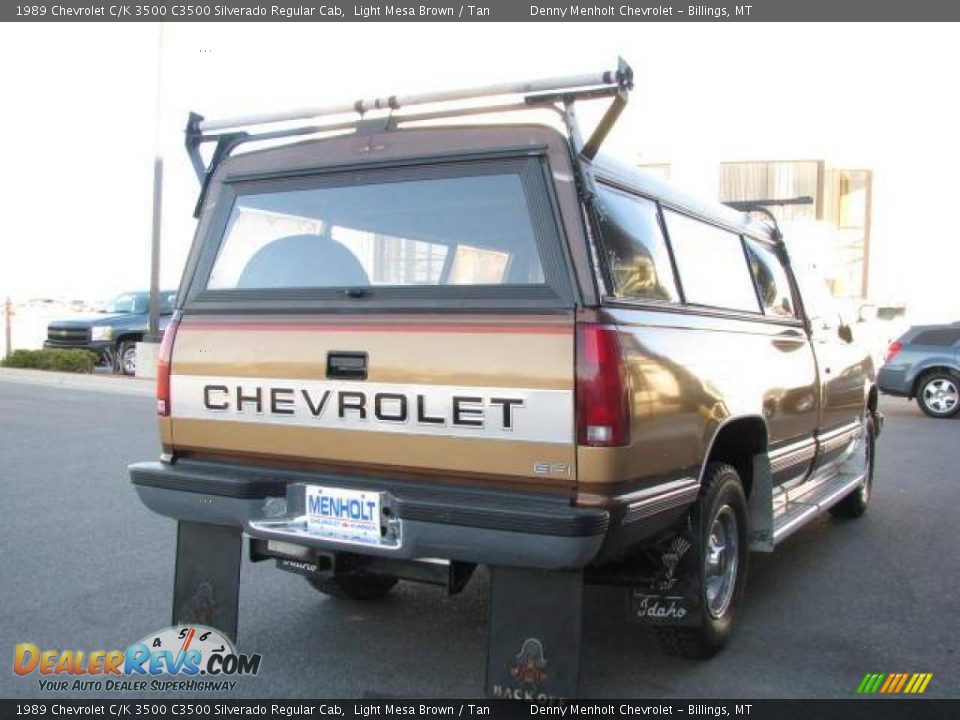 1989 Chevrolet C/K 3500 C3500 Silverado Regular Cab Light Mesa Brown / Tan Photo #5