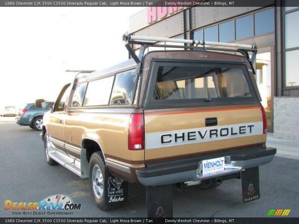 1989 Chevrolet C/K 3500 C3500 Silverado Regular Cab Light Mesa Brown / Tan Photo #6
