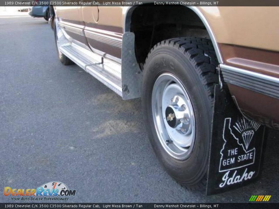 1989 Chevrolet C/K 3500 C3500 Silverado Regular Cab Light Mesa Brown / Tan Photo #7