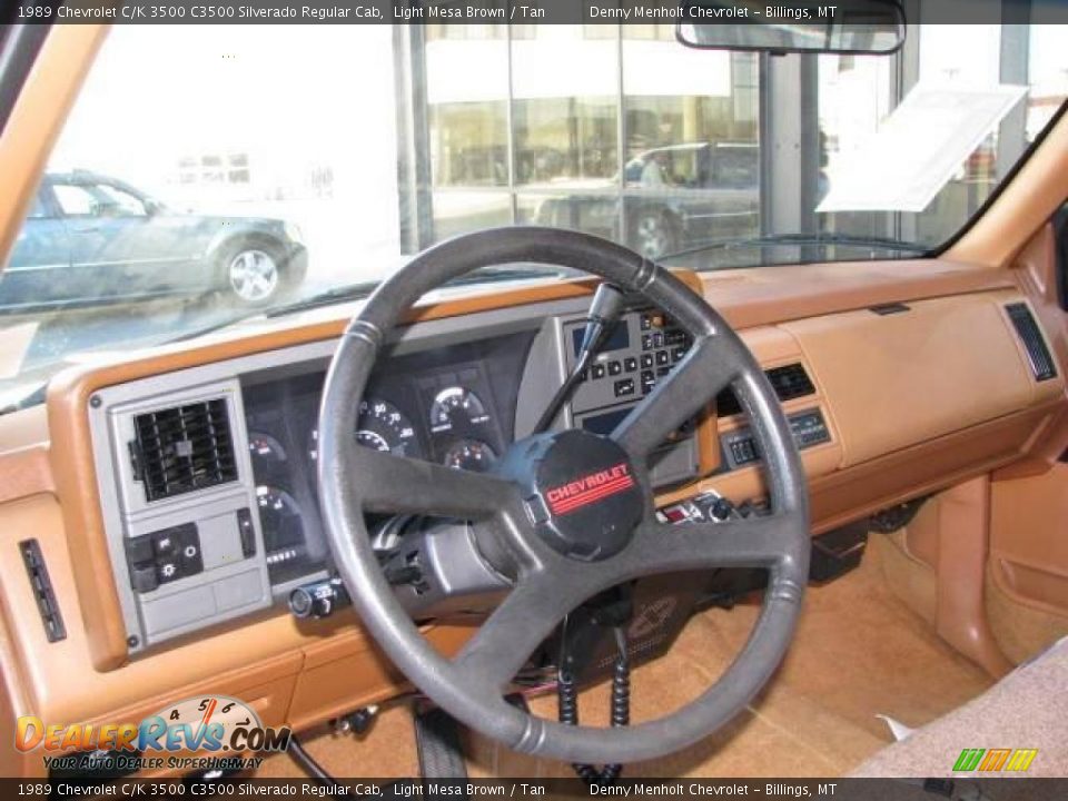 1989 Chevrolet C/K 3500 C3500 Silverado Regular Cab Light Mesa Brown / Tan Photo #9