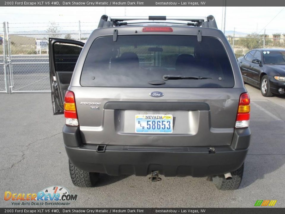 2003 Ford Escape XLT V6 4WD Dark Shadow Grey Metallic / Medium Dark Flint Photo #1