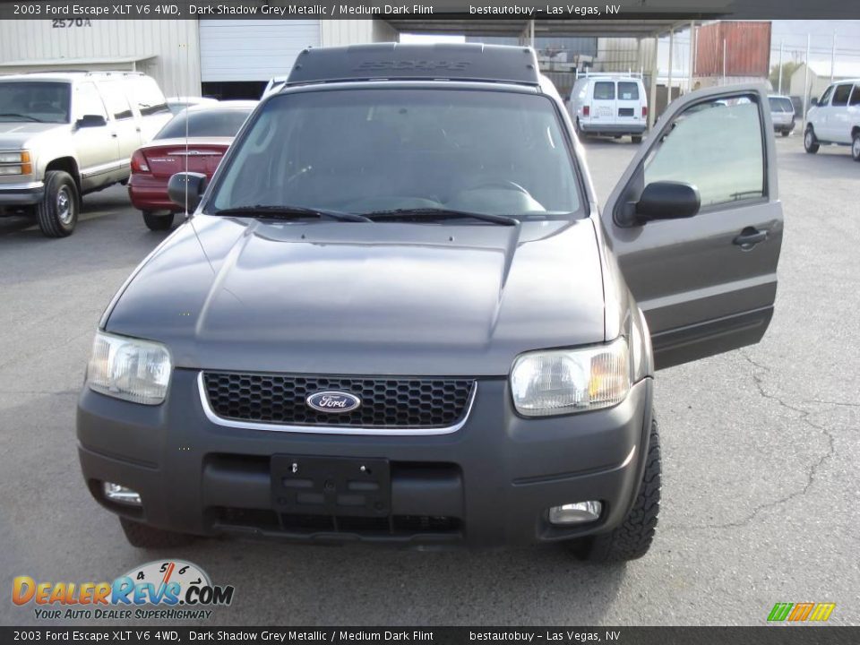 2003 Ford Escape XLT V6 4WD Dark Shadow Grey Metallic / Medium Dark Flint Photo #3