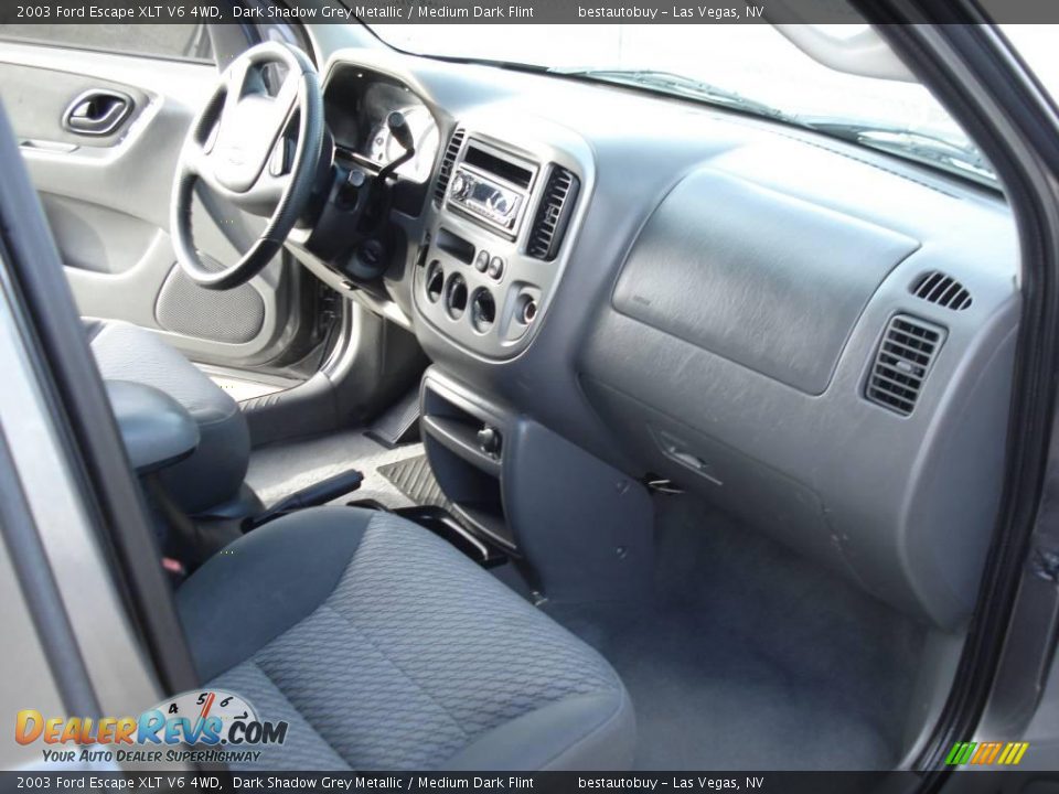 2003 Ford Escape XLT V6 4WD Dark Shadow Grey Metallic / Medium Dark Flint Photo #5