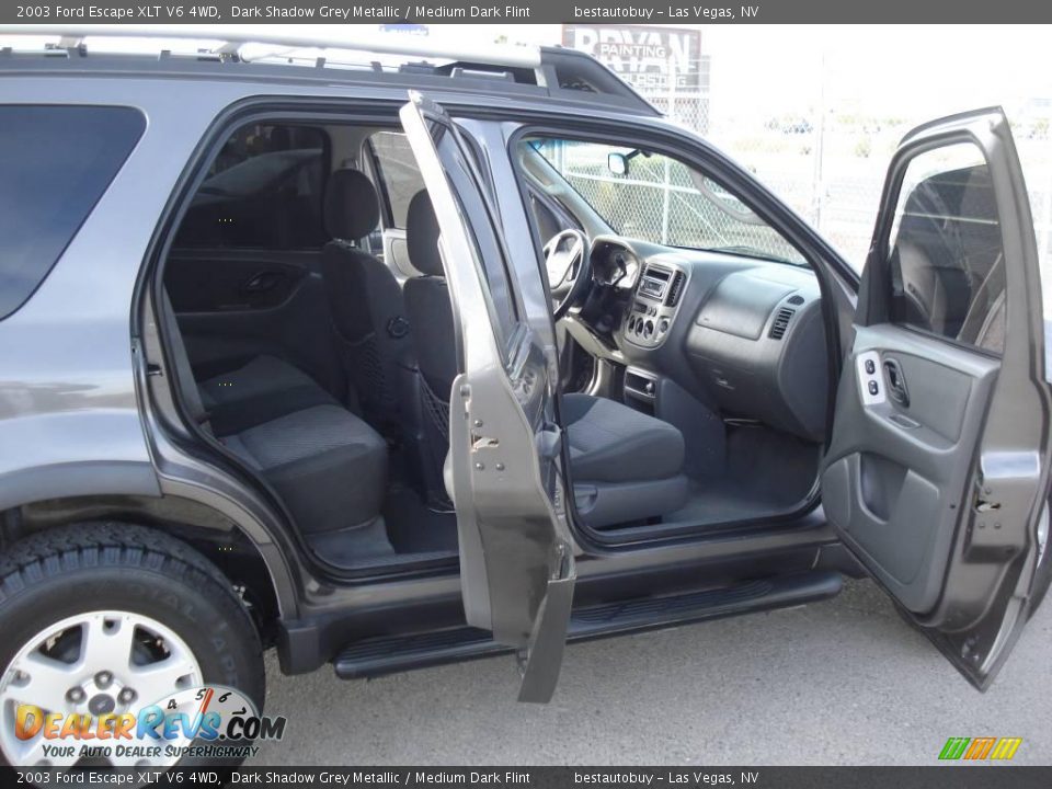 2003 Ford Escape XLT V6 4WD Dark Shadow Grey Metallic / Medium Dark Flint Photo #6