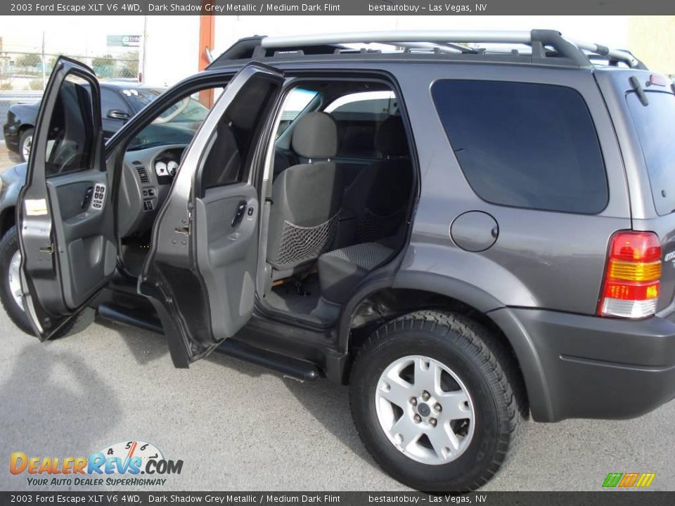 2003 Ford Escape XLT V6 4WD Dark Shadow Grey Metallic / Medium Dark Flint Photo #10