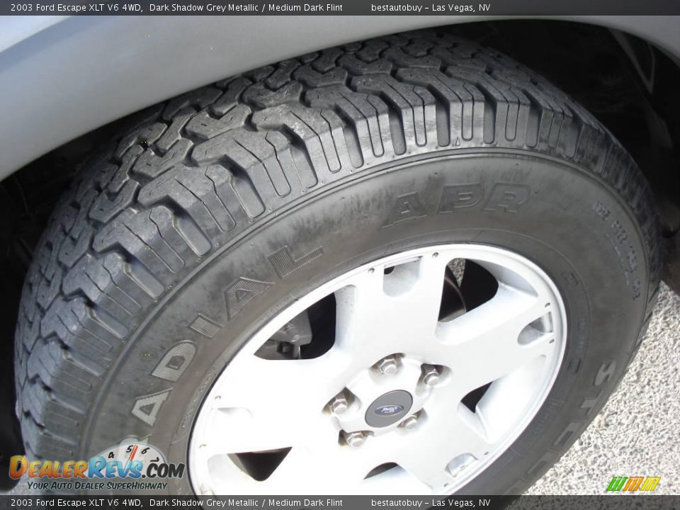 2003 Ford Escape XLT V6 4WD Dark Shadow Grey Metallic / Medium Dark Flint Photo #11