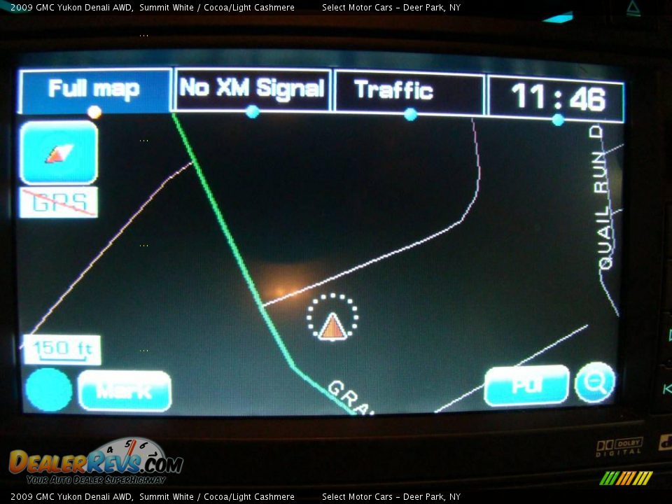 2009 GMC Yukon Denali AWD Summit White / Cocoa/Light Cashmere Photo #9