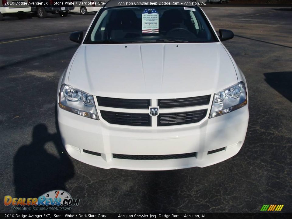 2010 Dodge Avenger SXT Stone White / Dark Slate Gray Photo #4