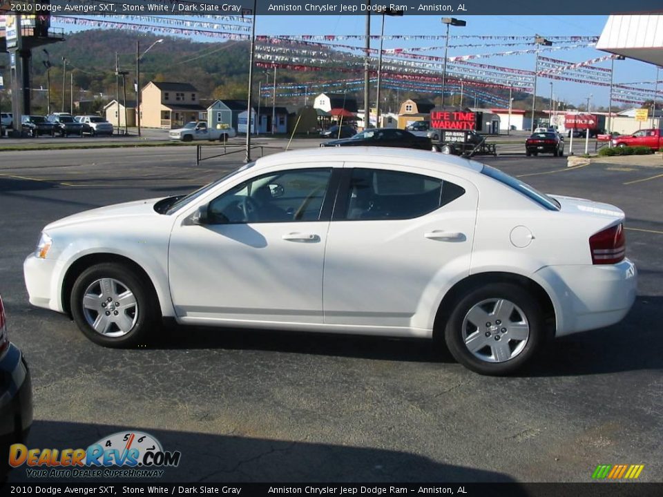 2010 Dodge Avenger SXT Stone White / Dark Slate Gray Photo #5