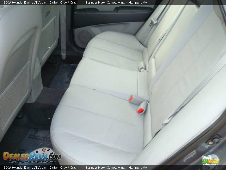 2009 Hyundai Elantra SE Sedan Carbon Gray / Gray Photo #11