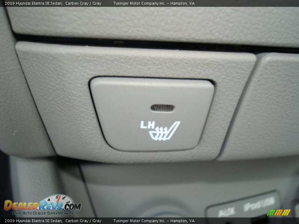 2009 Hyundai Elantra SE Sedan Carbon Gray / Gray Photo #15