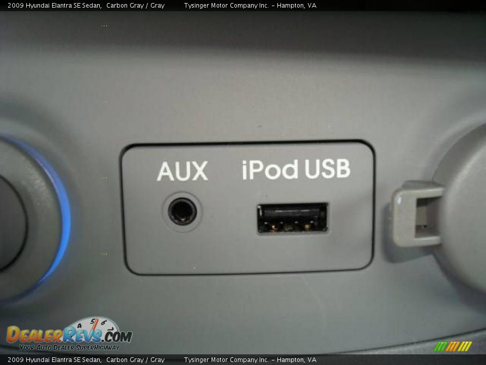 2009 Hyundai Elantra SE Sedan Carbon Gray / Gray Photo #18