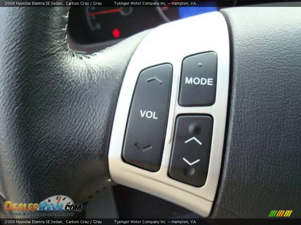 2009 Hyundai Elantra SE Sedan Carbon Gray / Gray Photo #20