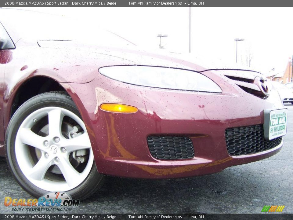2008 Mazda MAZDA6 i Sport Sedan Dark Cherry Mica / Beige Photo #2