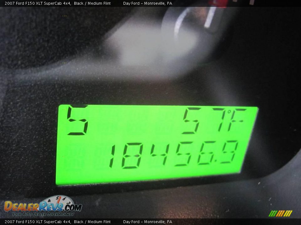 2007 Ford F150 XLT SuperCab 4x4 Black / Medium Flint Photo #15