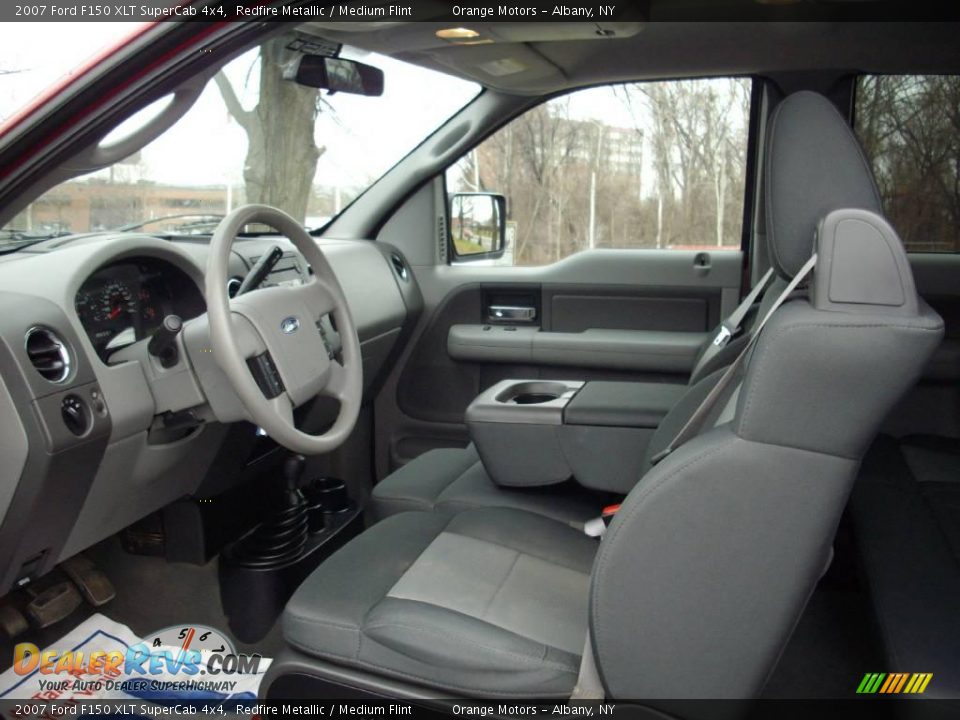 2007 Ford F150 XLT SuperCab 4x4 Redfire Metallic / Medium Flint Photo #7
