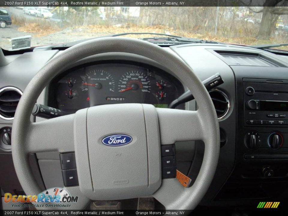 2007 Ford F150 XLT SuperCab 4x4 Redfire Metallic / Medium Flint Photo #8